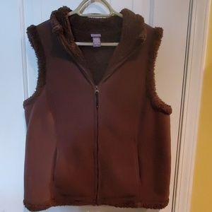 Laura Scott Brown Vest
